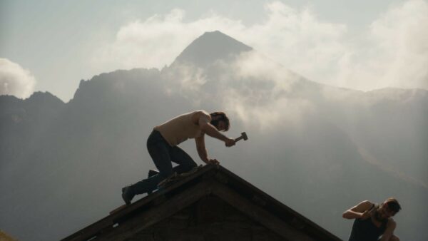 Luca Marinelli and Alessandro Borghi in 'The Eight Mountains'